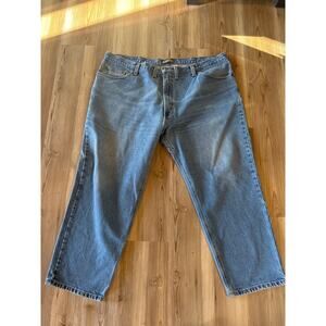Diamond Gusset Jeans Mens Size 37x31 Blue Jeans Dark Wash Denim Made in USA
